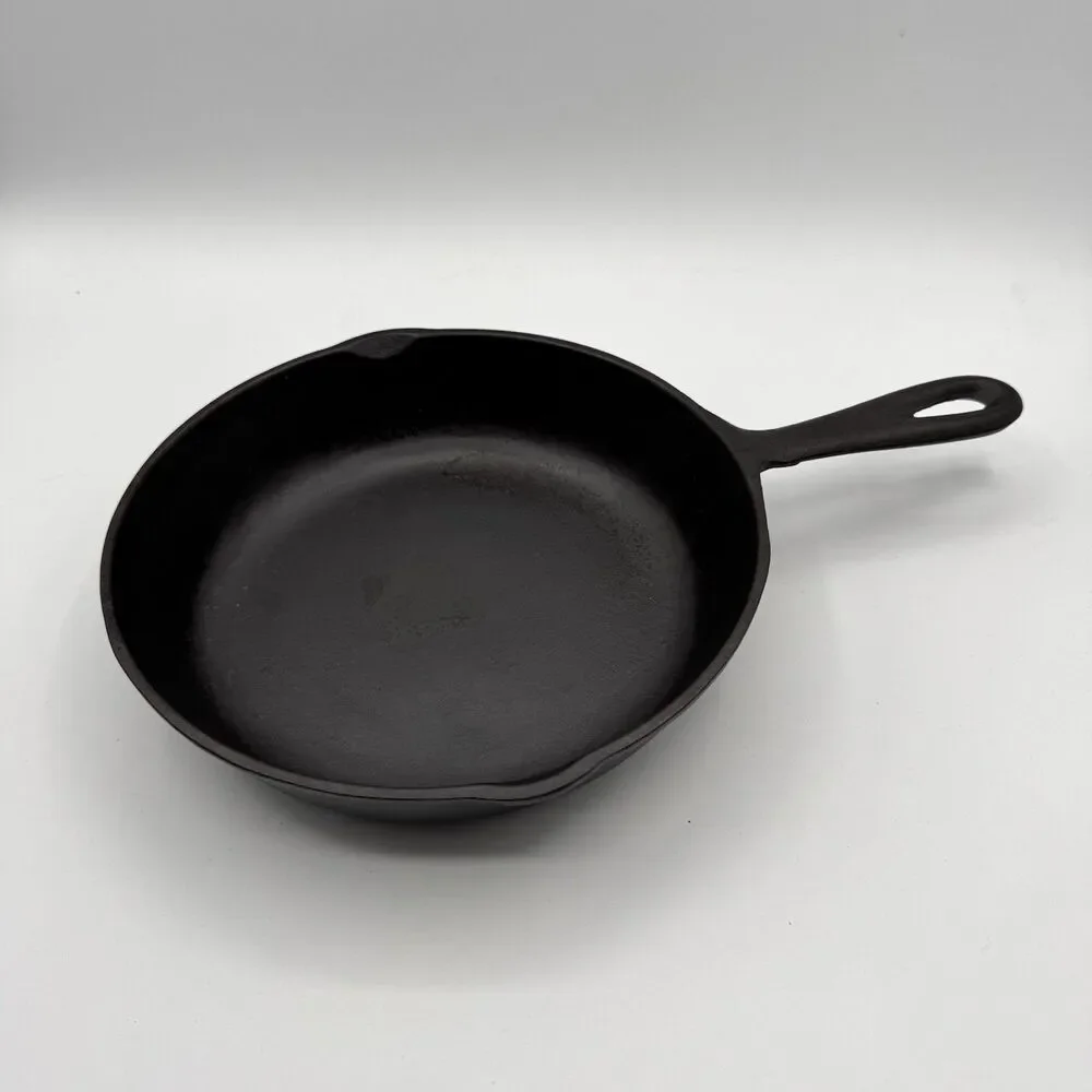 BSR Red Mountain Cast Iron Skillet #5 Restored Seasoned Sits Flat